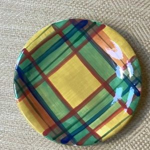 Vietri 8”plates-Madras Salad Plate-Made in Italy.